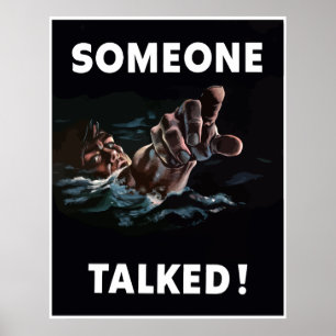 Someone Talked -- Border Poster