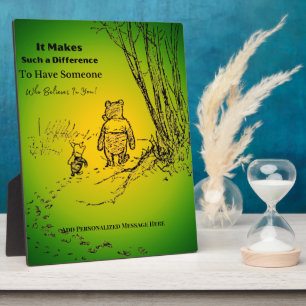 "Someone Who Believes"  Tabletop Plaque with Easel