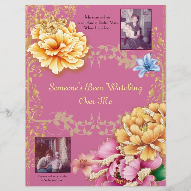 Someone's Been Watching Over Me Personalised Paper (Front)