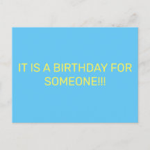 SOMEONE'S BIRTHDAY