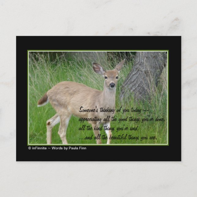 Someone's thinking of you... postcard (Front)