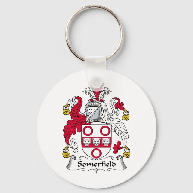 Somerfield Family Crest Key Ring (Front)
