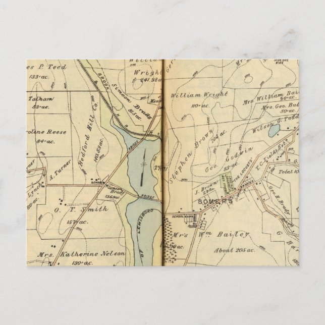 Somers, New York Postcard (Front)