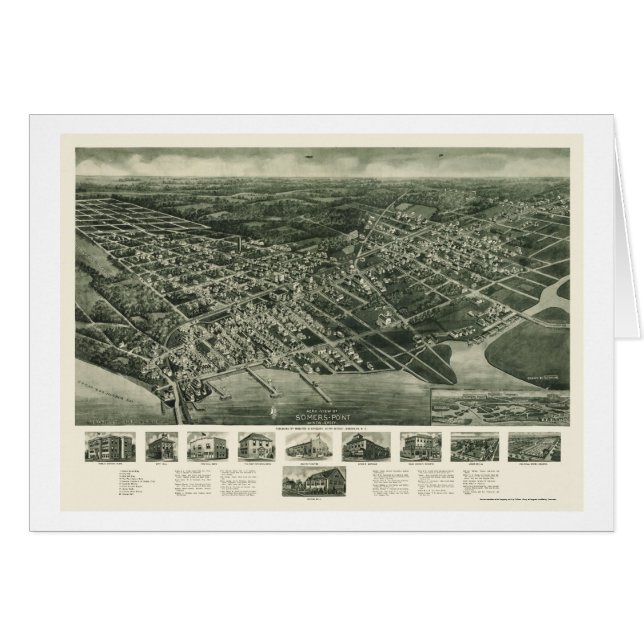 Somers-Point, NJ Panoramic Map - 1925 (Front Horizontal)