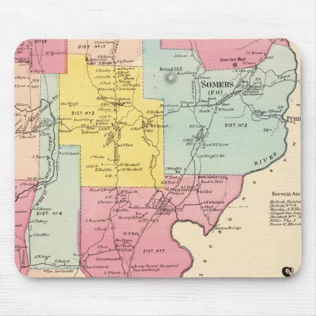 Somers, Town Mouse Mat (Front)