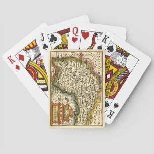 Somerset County England Old Antiquarian Atlas Map Playing Cards