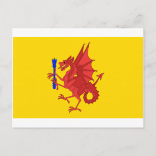 Somerset Flag Postcard
