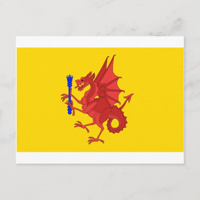 Somerset Flag Postcard (Front)