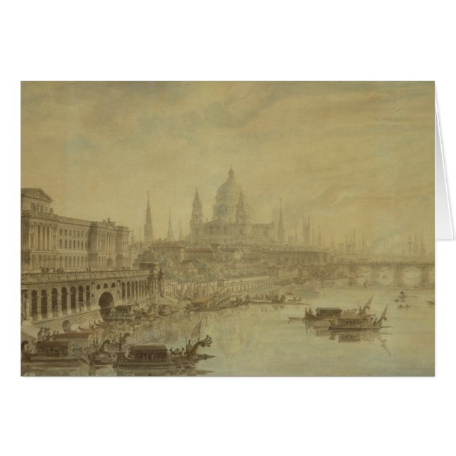 Somerset House, St. Paul's Cathedral and Blackfria (Front Horizontal)
