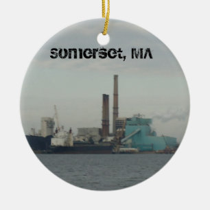 Somerset, MA Ceramic Tree Decoration