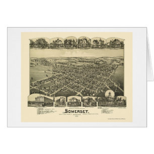 Somerset, PA Panoramic Map - 1900
