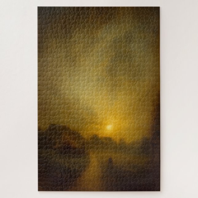 Somerset Sunset Path Turner Style Jigsaw Puzzle (Vertical)