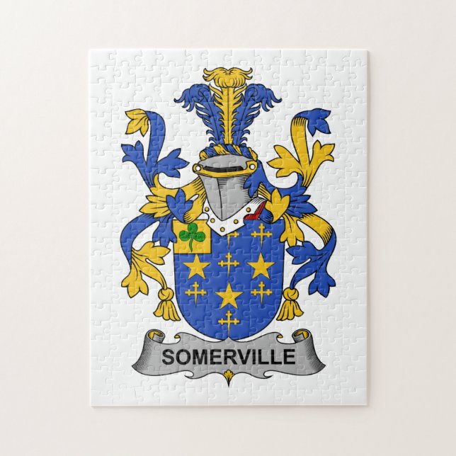 Somerville Family Crest Jigsaw Puzzle (Vertical)