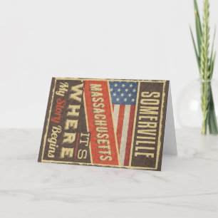 Somerville Massachusetts Card