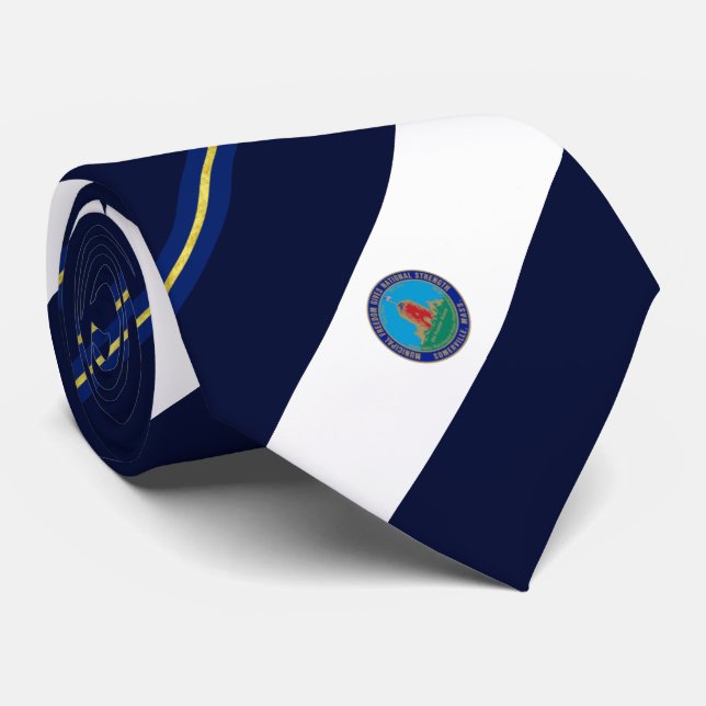 Somerville (Massachusetts) city flag Neck Tie (Rolled)