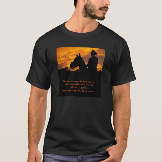 Something about the outside of a horse T-Shirt (Front)
