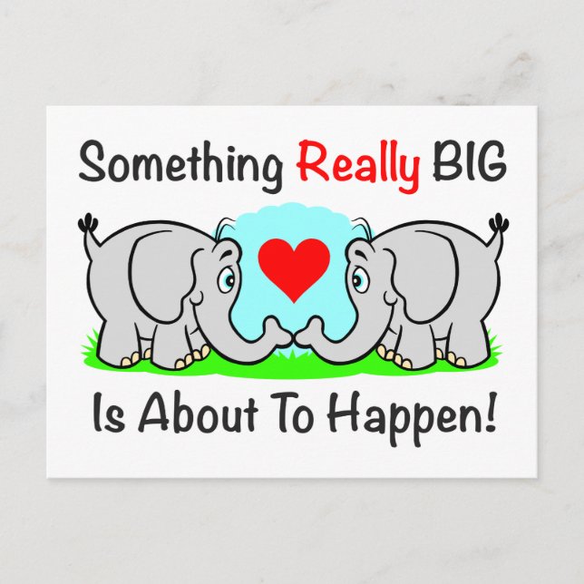 "Something Big" Postcard (Front)