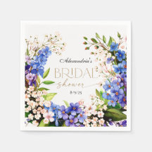 Something Blue: Baby’s Breath & Flax Bridal Shower