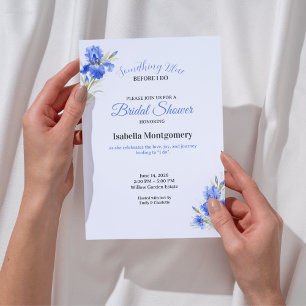 Something Blue Before Do Bridal Shower Invitations