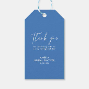 Something blue before i do blue favour gift tags
