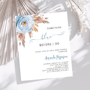 Something blue before I do boho Bridal Shower