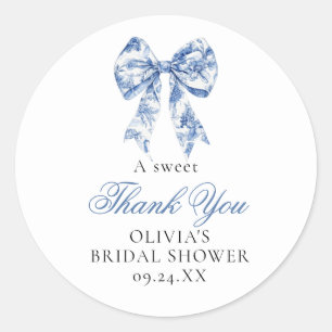 Something Blue Before I Do Bridal Dessert Stickers