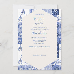 Something Blue Before I do Bridal Invitation