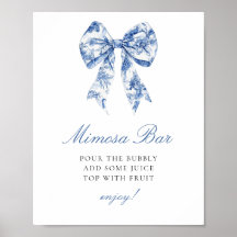 Something Blue Before I Do Bridal Mimosa Bar Sign