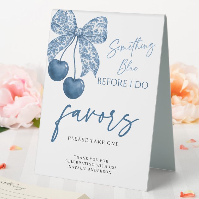 Something Blue Before I do Bridal Shower Favors (In SItu (Wedding))