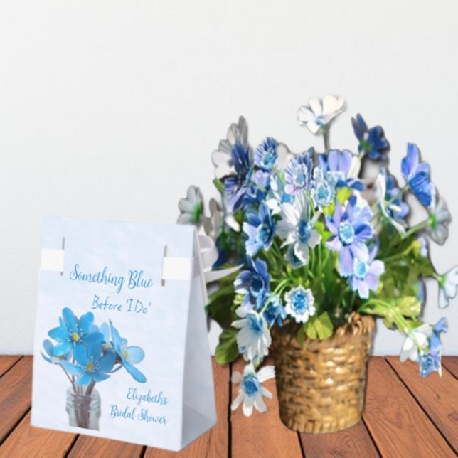 Something Blue Before I Do Bridal Shower Favour Box (Creator Uploaded)