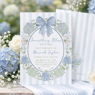 Something Blue Before I Do Bridal Shower Invitation