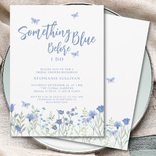 Something Blue Before I Do Bridal Shower Invitation