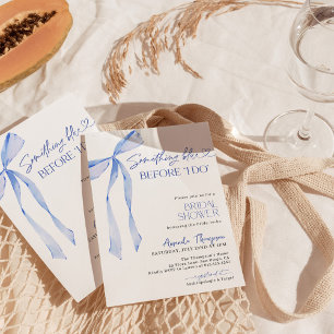Something Blue Before I Do Bridal Shower Invite
