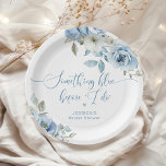 Something blue before I do bridal shower Paper Plate<br><div class="desc">Something blue before I do bridal shower Paper Plates
Matching items available.</div>