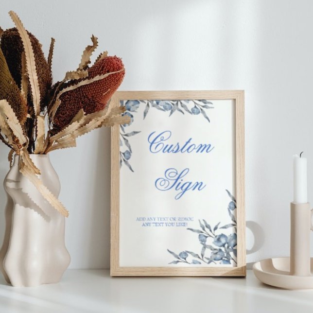 Something blue before i do bridal shower  sign (Creator Uploaded)