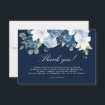 Something Blue Before I Do Bridal Shower Thank You Card<br><div class="desc">Dusty Blue Floral Eucalyptus Botanical bridal shower Thank You Card you can easily edit by clicking the "Personalise" button. Add your custom message delete the placeholder text and add a handwritten message on each card</div>