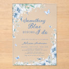Something Blue Before I do Elegant Bridal Shower