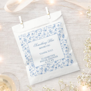 Something Blue Before I Do Elegant Bridal Shower Favour Bags