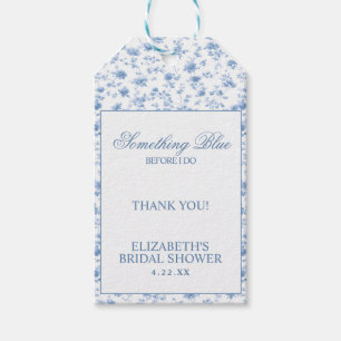 Something Blue Before I Do Elegant Bridal Shower Gift Tags