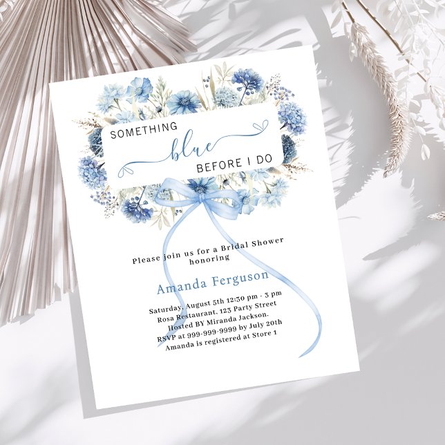 Something blue before I do floral Bridal Shower (Creator Uploaded)