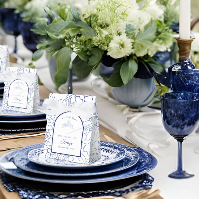 Something Blue Before I Do Floral Bridal Shower Favour Box (Creator Uploaded)