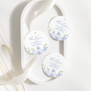 Something Blue Before I Do Floral Bridal Shower Favour Tags