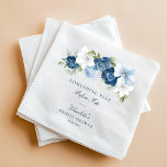 Something Blue Before I Do Floral Bridal Shower Napkin<br><div class="desc">Step into the whimsical world of elegant and stylish wedding accessories with our Dusty Blue Floral Bridal Paper Napkins. The alluring design exudes a soft, romantic charm that beautifully compliments any bridal shower or wedding reception theme. With the words 'Bridal Shower' gracefully inscribed, these napkins seamlessly blend functionality with style....</div>
