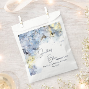 Something Blue Before I Do Hydrangea Bridal Shower Favour Bags