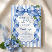 Something Blue Before I Do Hydrangea Bridal Shower