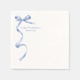 Something Blue before I Do! Modern Bridal Shower Napkin