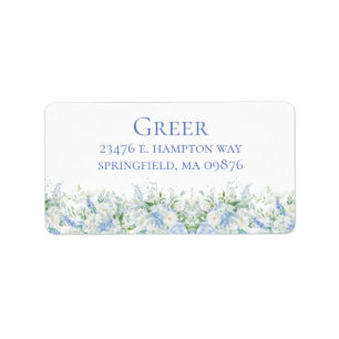 Something Blue Before I Do Return Address Labels