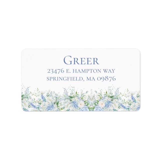 Something Blue Before I Do Return Address Labels (Front)