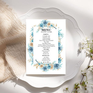 Something Blue Before i do shower Bridal Shower Menu