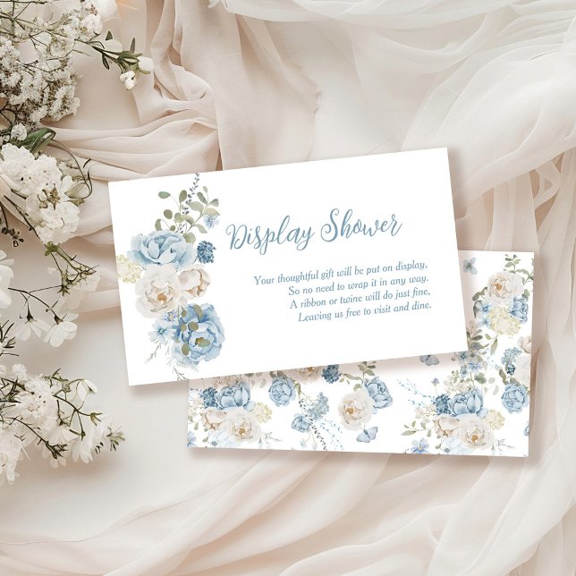 Something Blue Bridal Display Shower Enclosure Card (Creator Uploaded)